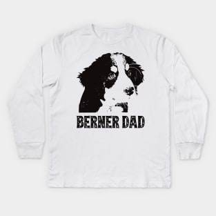 Berner Dad Bernese Mountain Dog Kids Long Sleeve T-Shirt